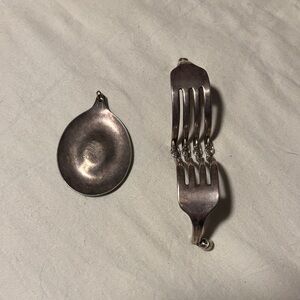 SPOON AND FORK repurposed jewelry bundle